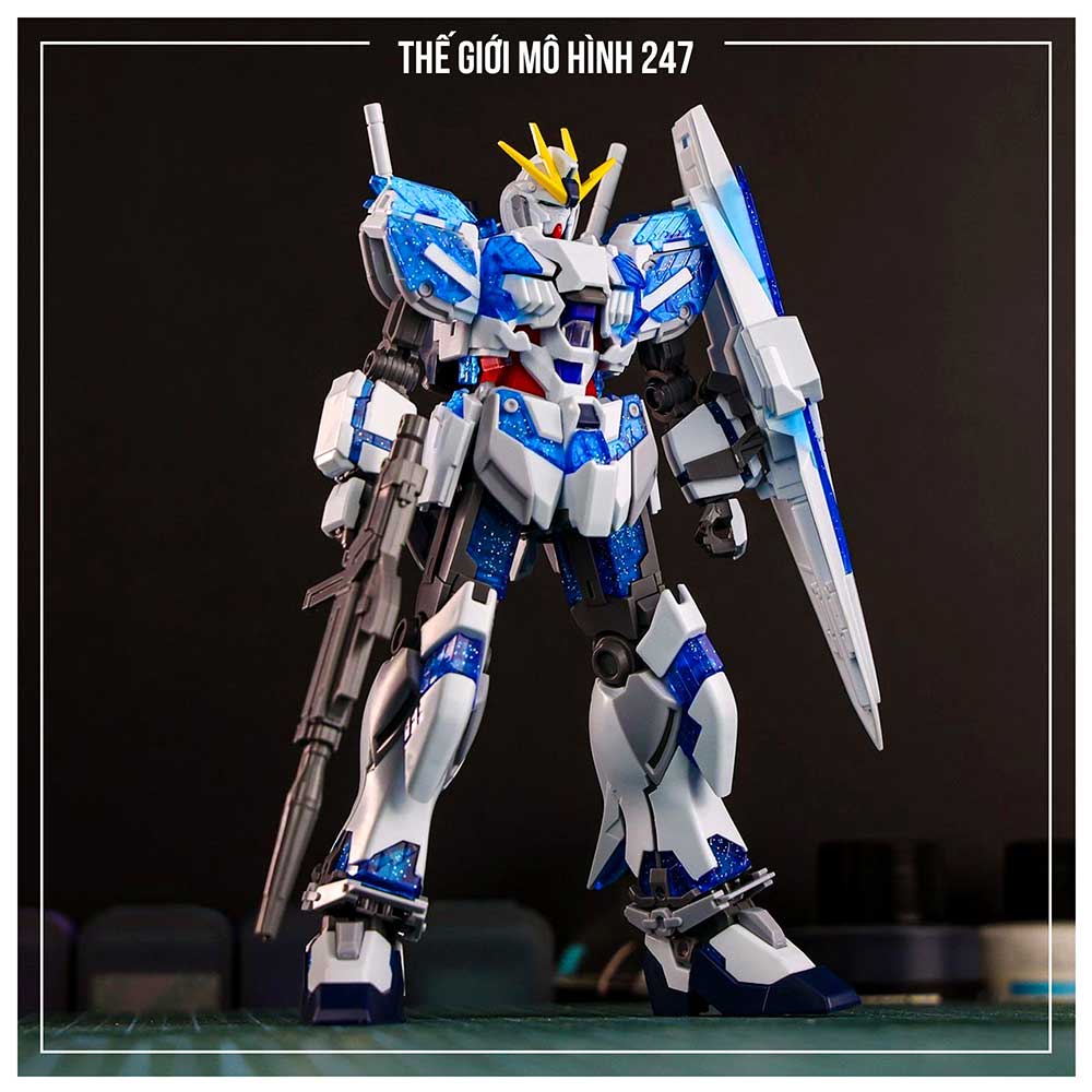 Mô hình Gundam 6601 Unicorn Narrative C-Packs xanh galaxy (Tặng decal nước)