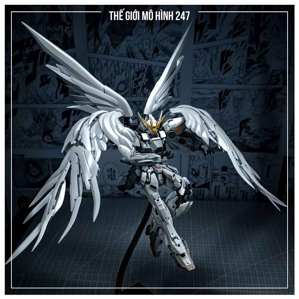 Mô Hình Lắp Ráp MG Daban 8827 Wing Snow White Prelude 1/100 (Tặng đế + Decal nước)