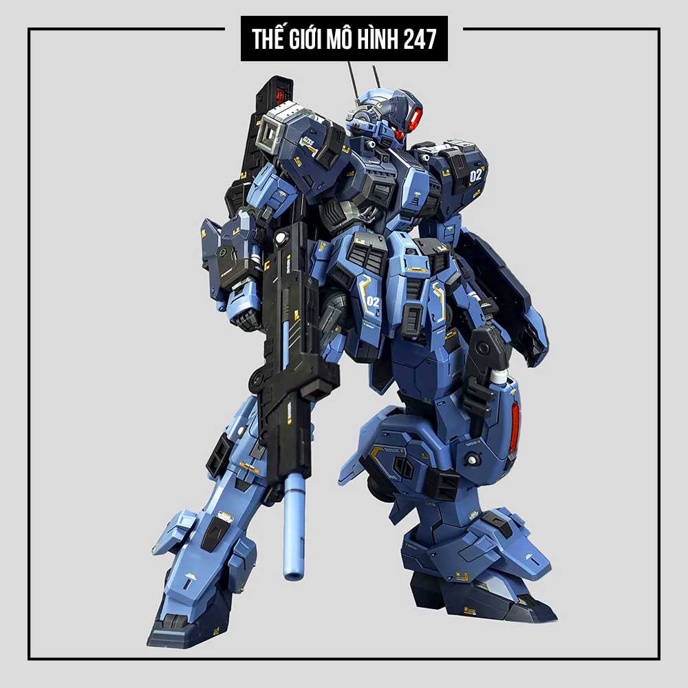 Mô Hình ZZA 1/100 GZSS-OX GUS chính hãng (tặng kèm effect, decal nước, runner clear)