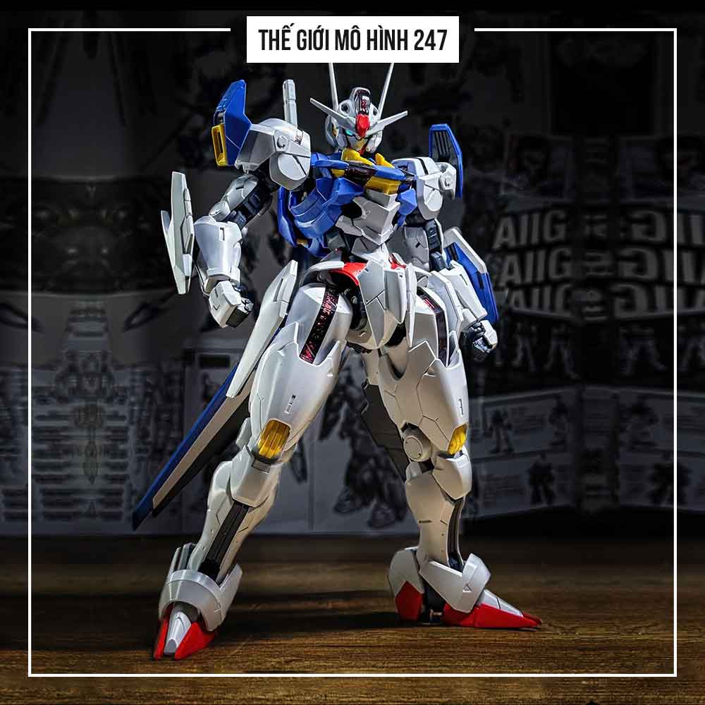 Mô Hình Gundam FM 1/100 Aerial Fighter JMS/XF (Tặng decal nước)