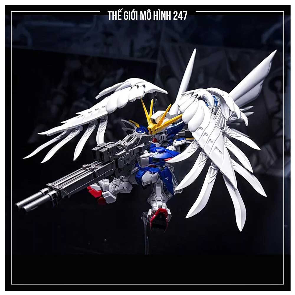 Mô hình lắp ráp MGSD Wing Zero EW BL (Tặng đế + Decal nước, decal dán)