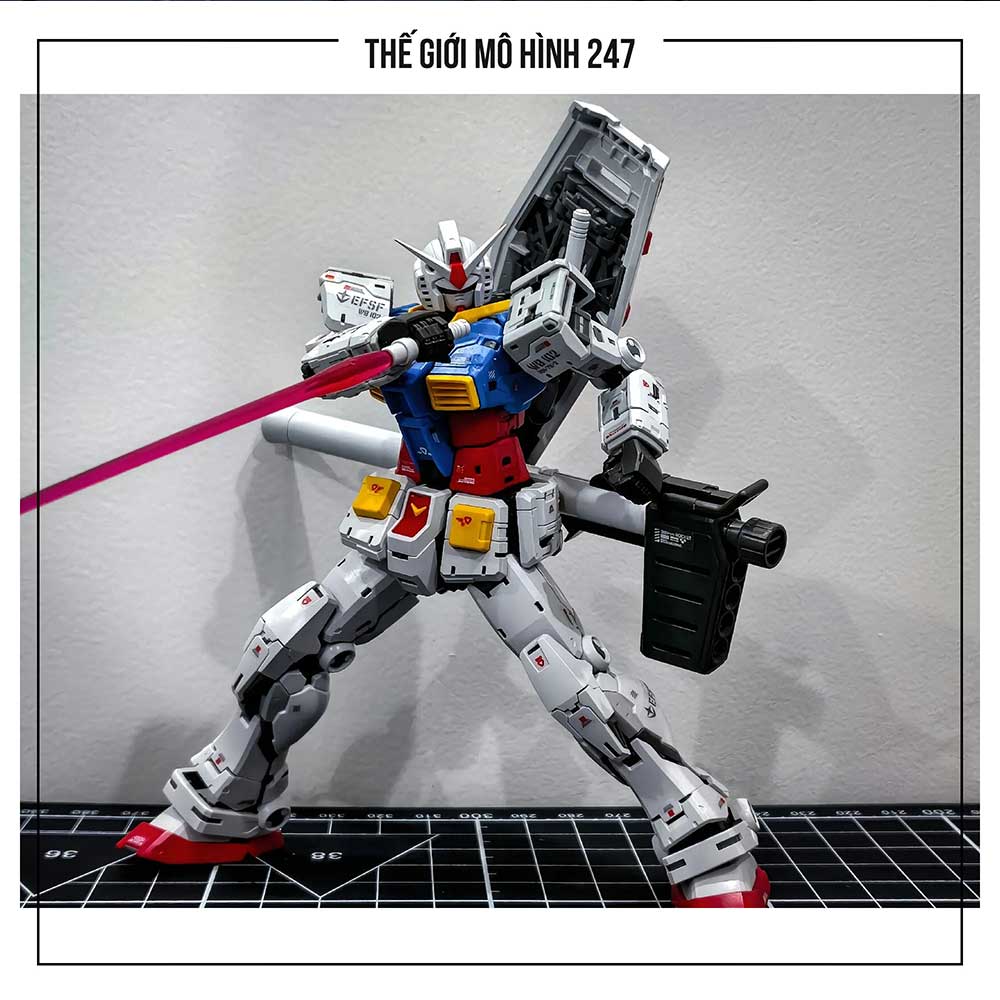 Mô hình RG RX-78-2 Changlong (tặng decal dán)