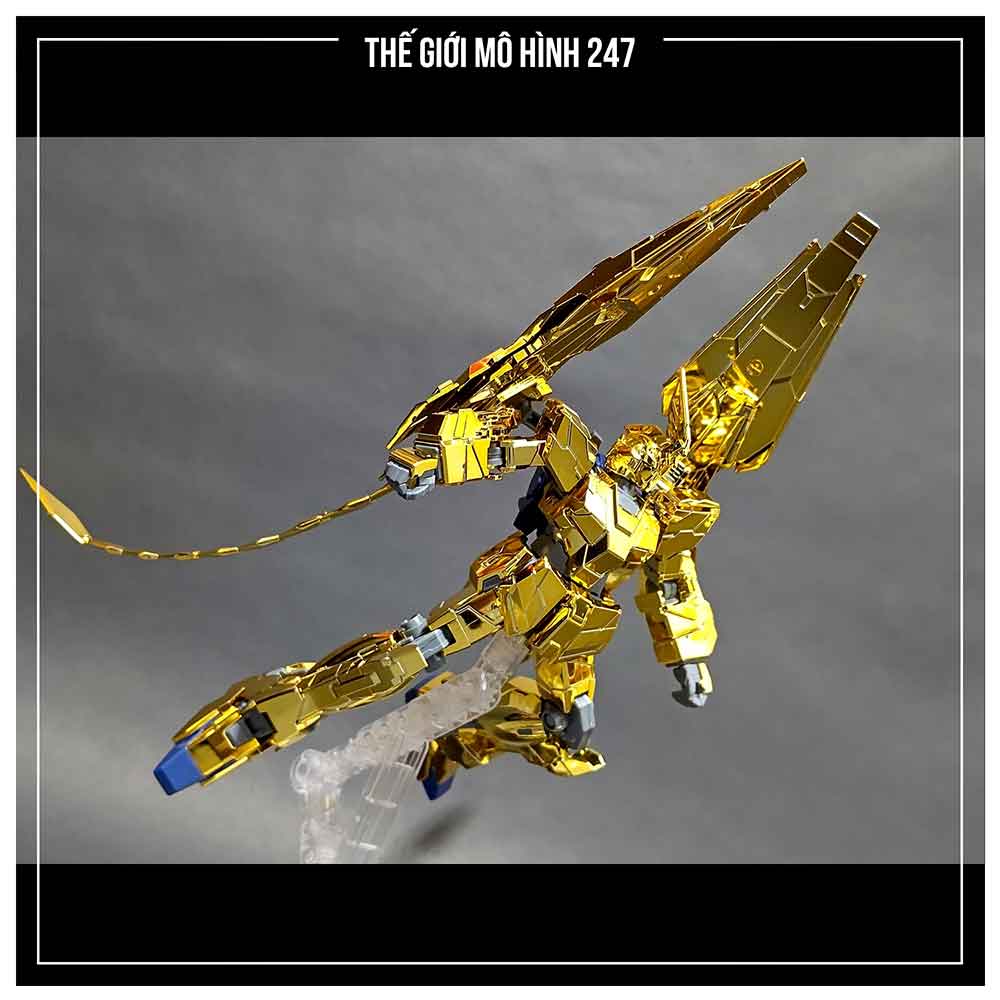 Mô hình lắp ráp Unicorn 03 Phenex Narrative mạ vàng (Tặng đế)