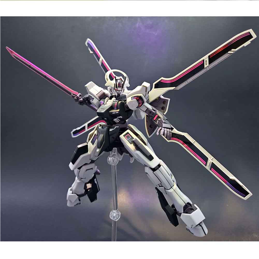 Mô Hình Gundam HG TWFM Schwarzette giá rẻ - Kèm Đế + Decal huỳnh quang