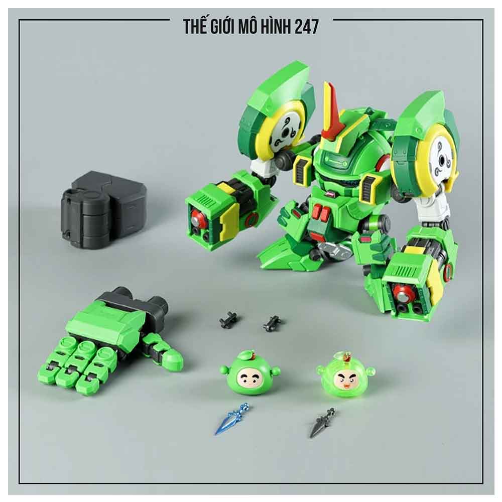 Mô hình lắp ráp Táo Thiện Xạ có thể biến hình - Robot Trái Cây