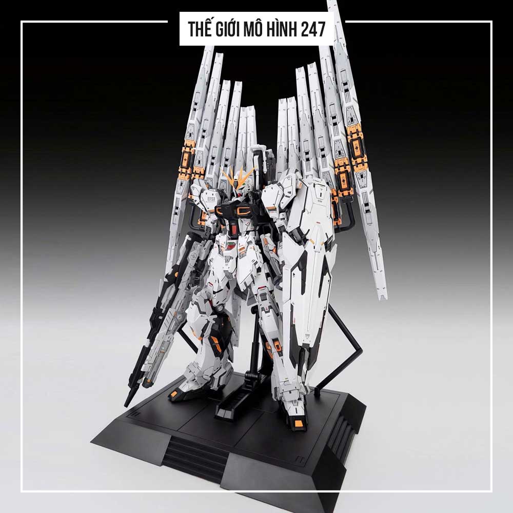 Mô hình lắp ráp RX-93 Nu Gundam Fotune  Meow - Kem Bazonka + 12 Funnel