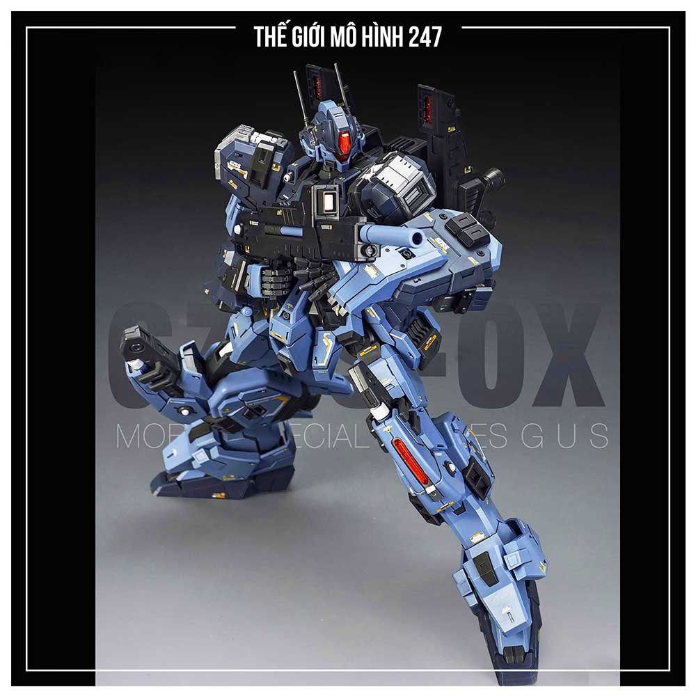 Mô Hình ZZA 1/100 GZSS-OX GUS chính hãng (tặng kèm effect, decal nước, runner clear)