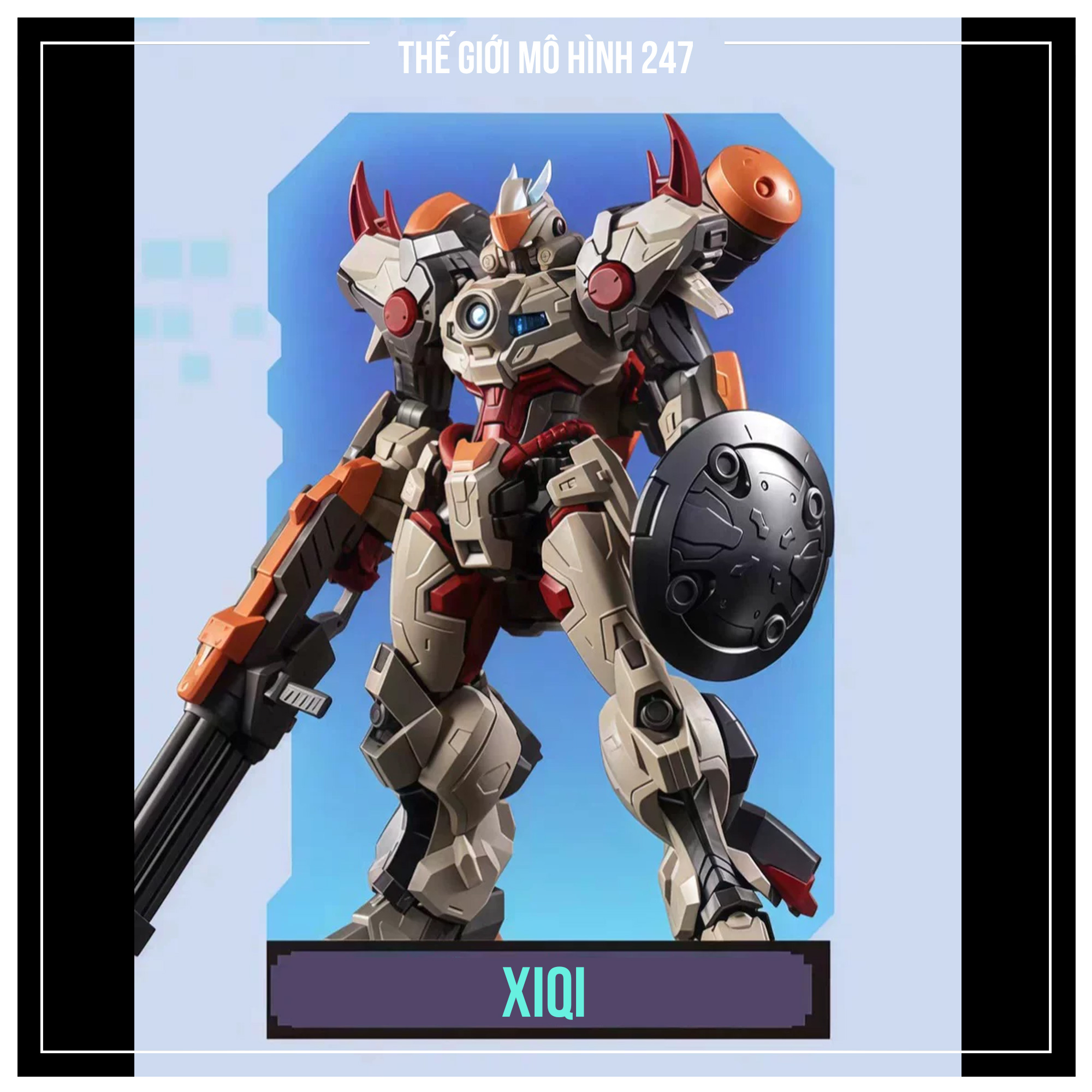 (SẴN HÀNG) Mô hình BLIND BOX MOTOR NUCLEAR 1/144 I AM GREAT HERO MNH-A - KÈM ĐẾ