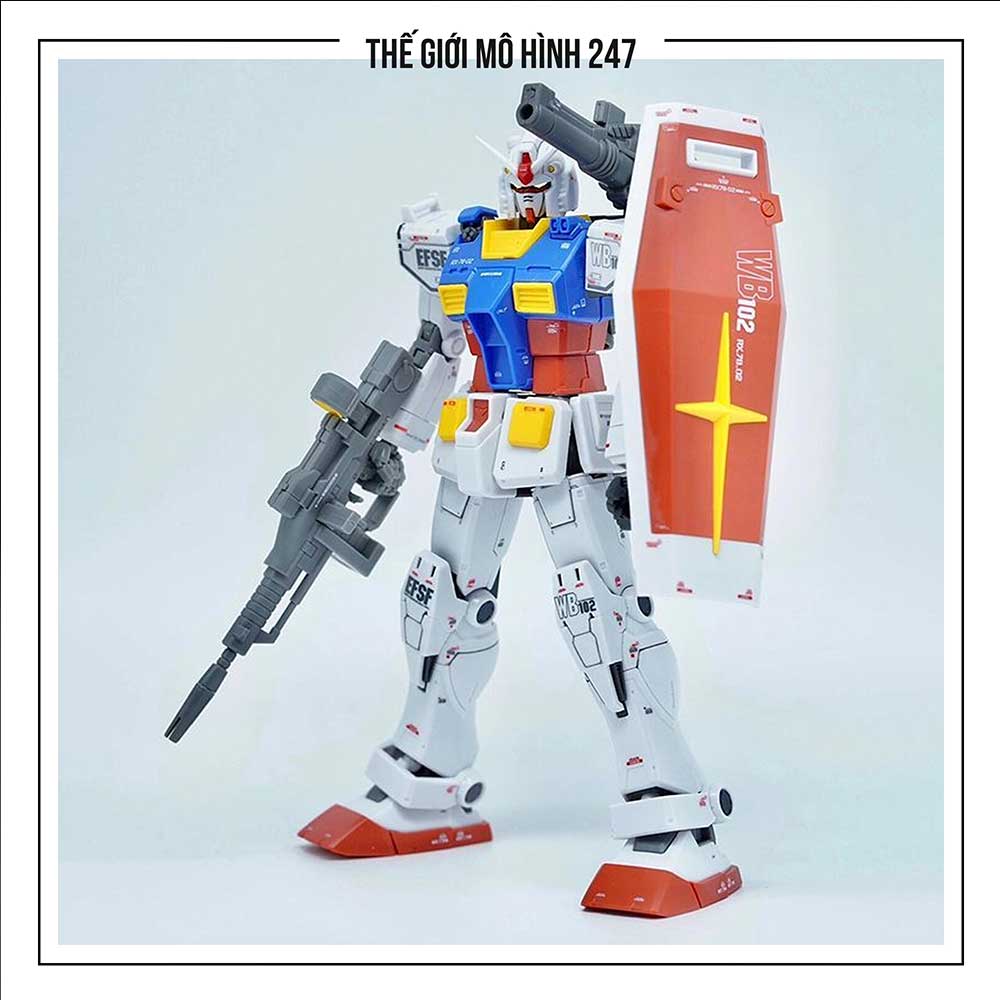 Mô hình Gundam GTO RX-78-2 giá rẻ - Kèm đế + Decal nước