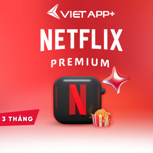 Gói Netflix Premium Gia Đình - 3 Tháng