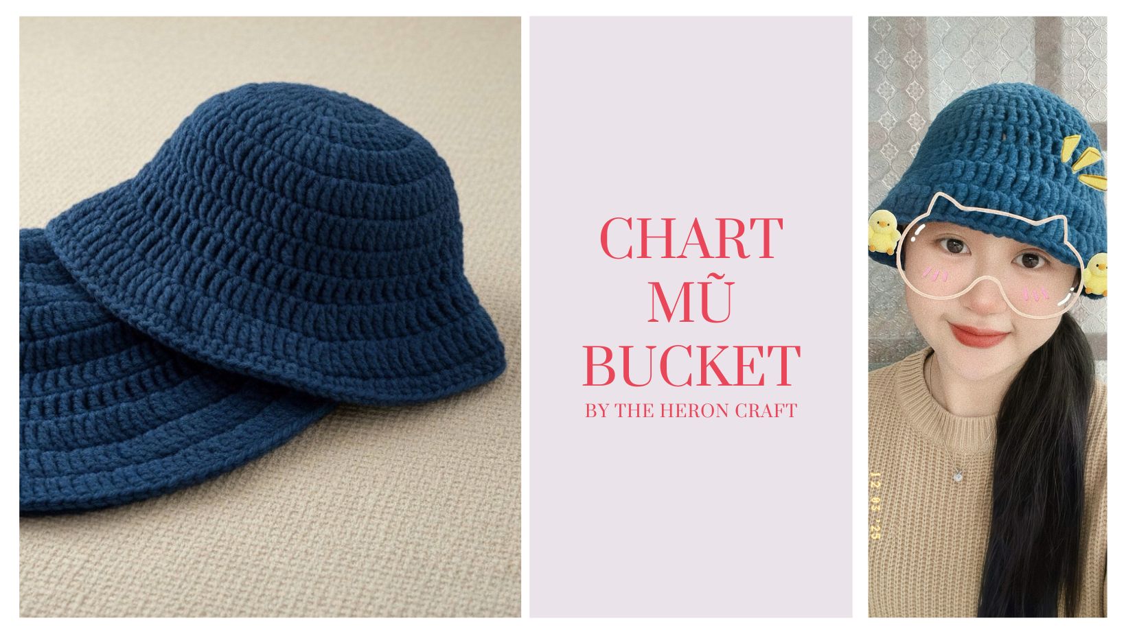 CHART MÓC LEN MŨ BUCKET ĐƠN GIẢN - HƯỚNG DẪN MÓC MŨ LEN BUCKET