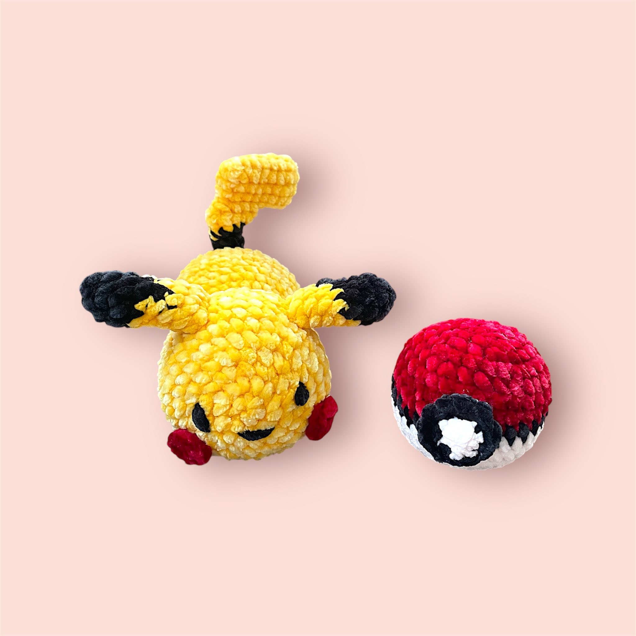 Pokemon Pikachu móc len handmade