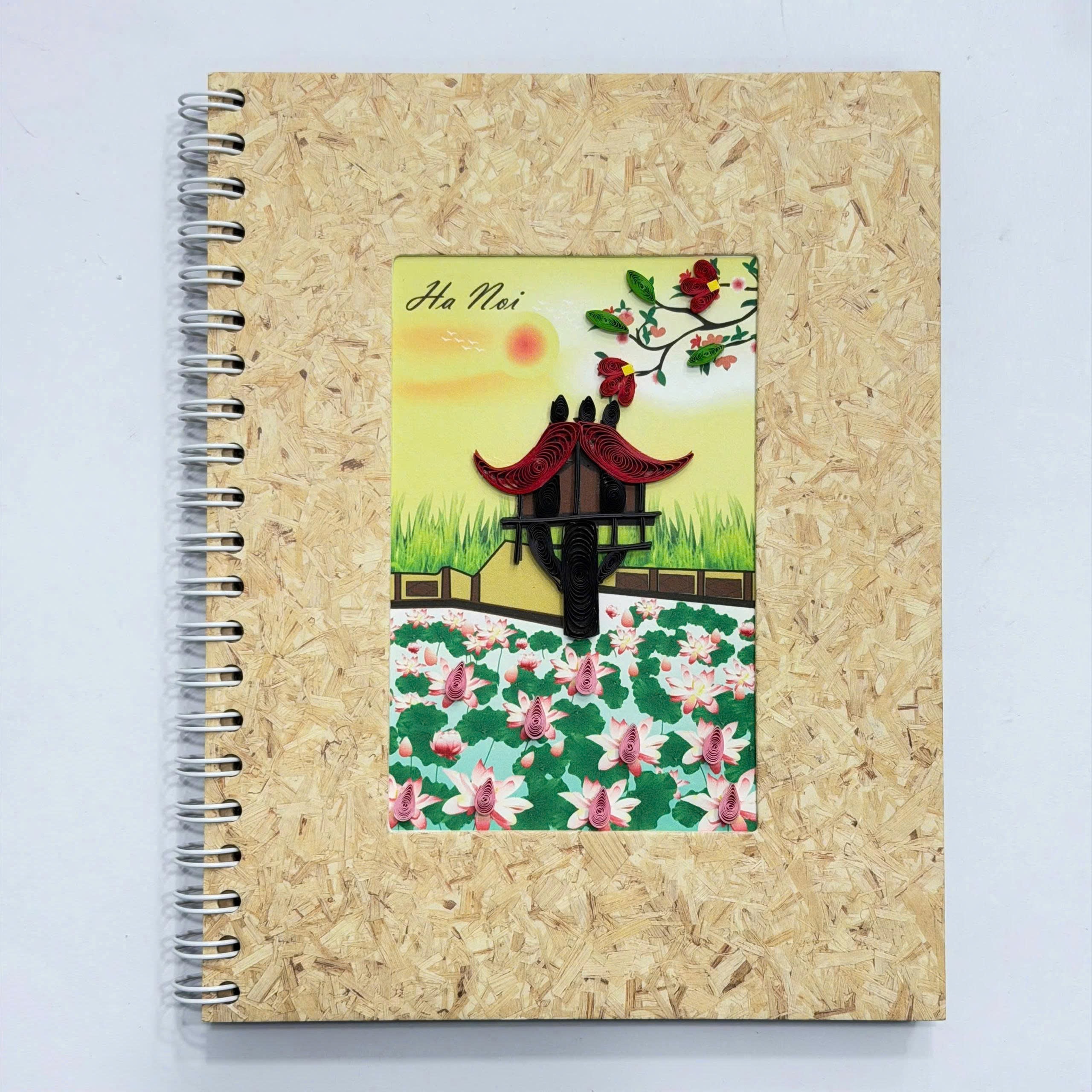 Sổ bìa giấy xoắn thủ công làm quà tặng ý nghĩa