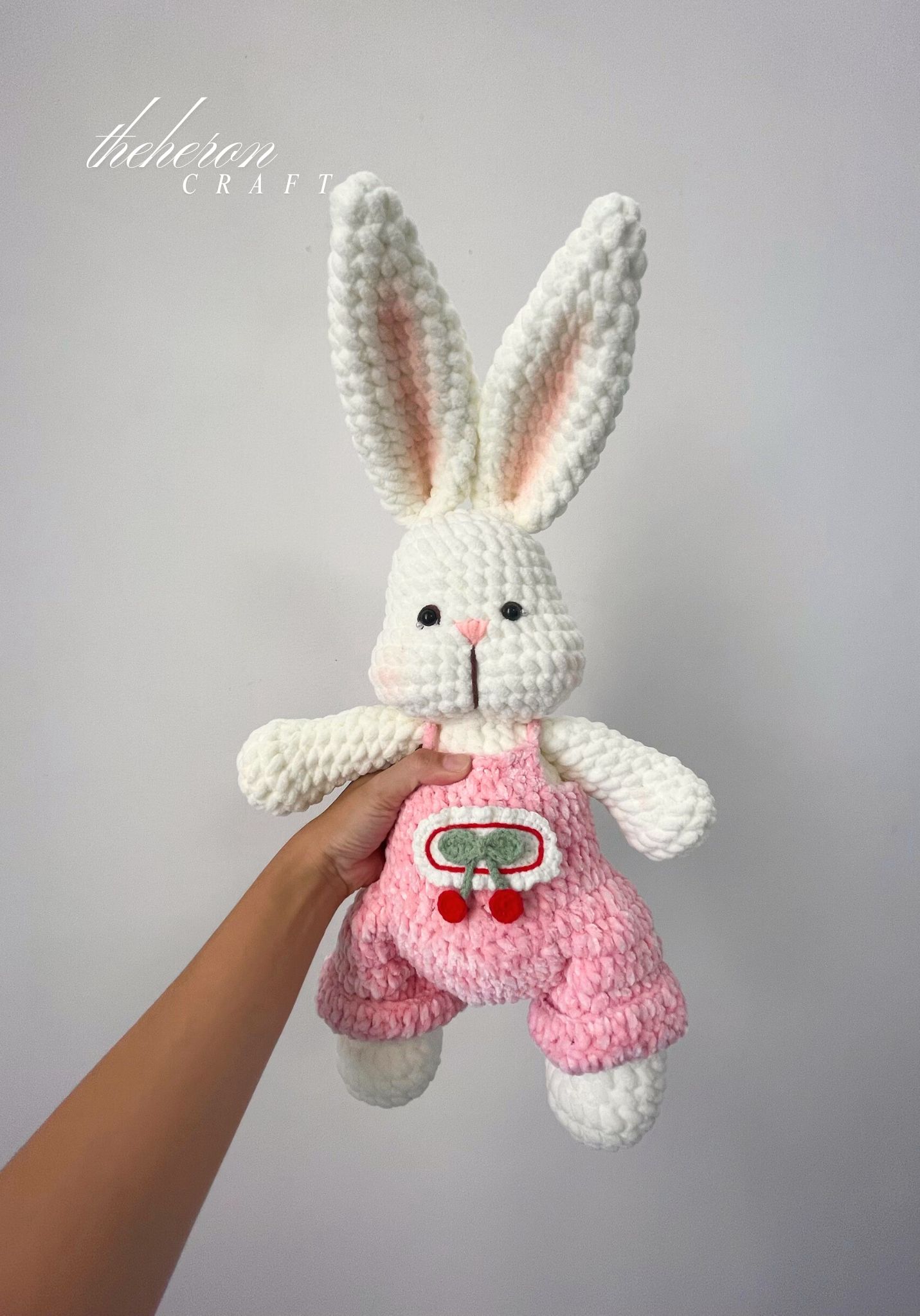 THỎ LEN BUNNY TAI DÀI SIZE 40CM