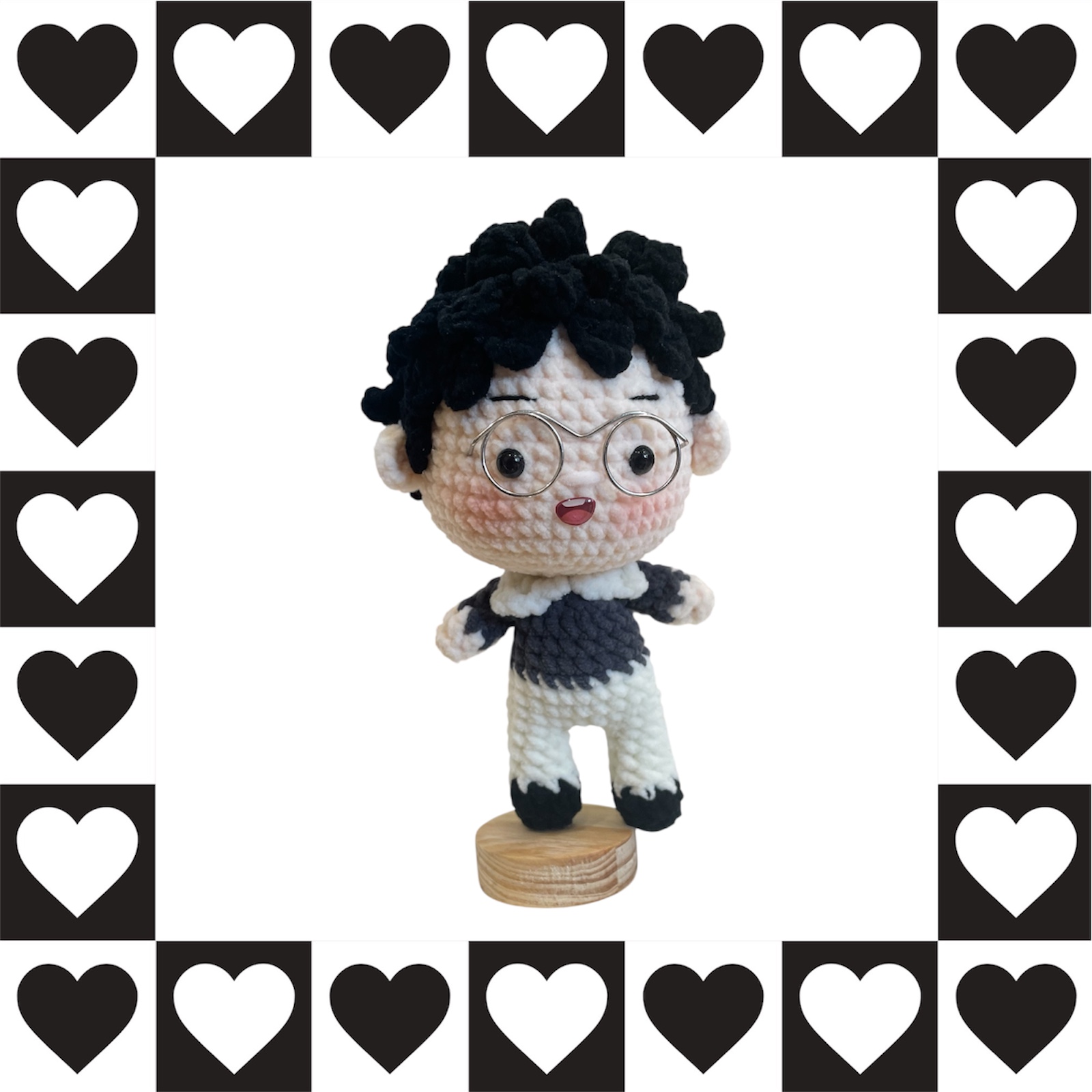 Quà tặng cưới cặp búp bê cô dâu chú rể bằng len