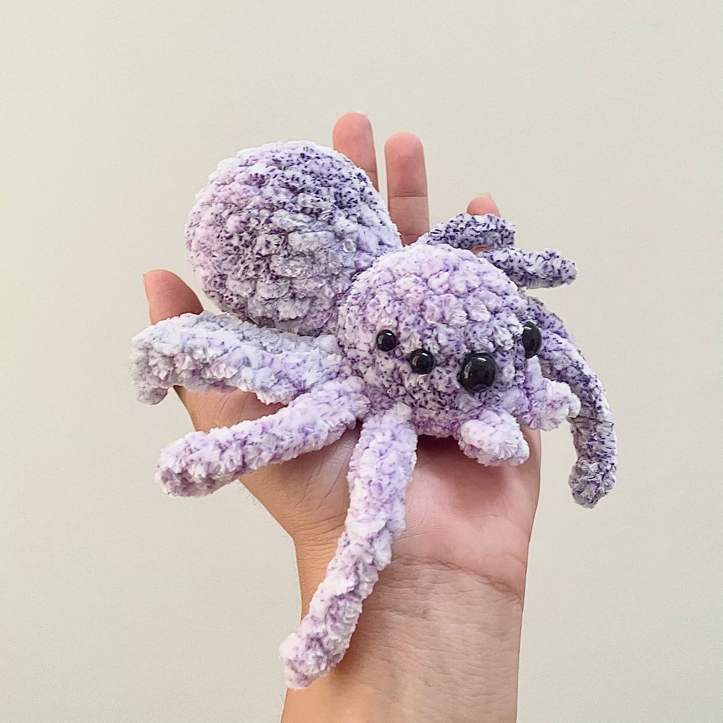 Nhện Len Thủ Công Spider Crochet Toy
