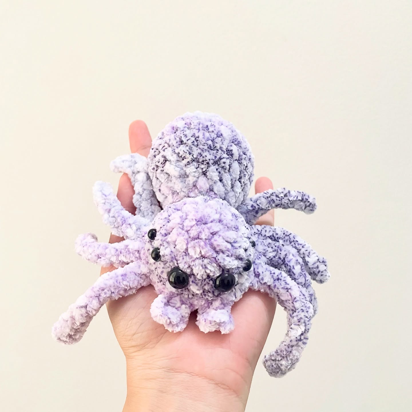 Nhện Len Thủ Công Spider Crochet Toy