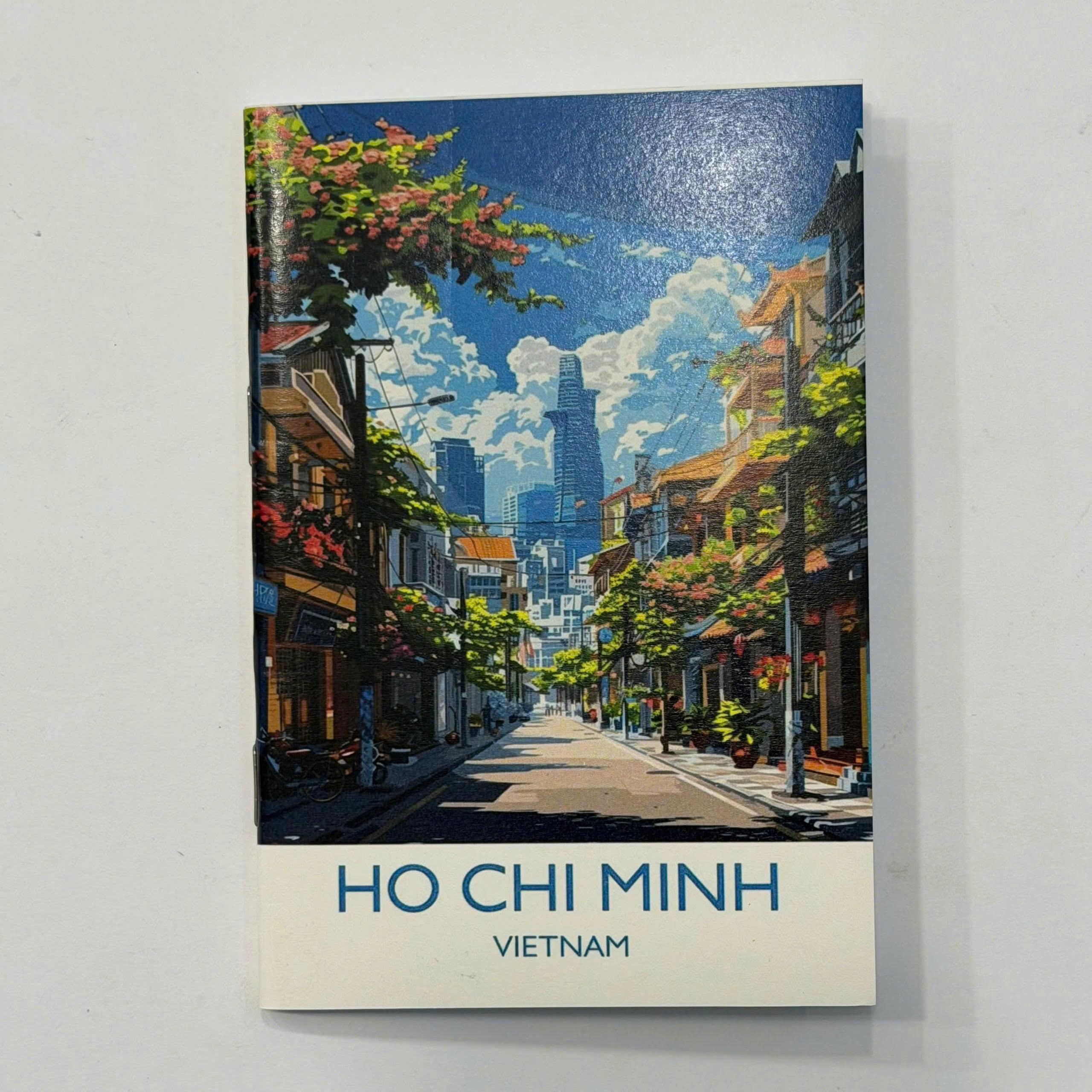 Sổ tay ghi chép A6 đa năng bìa in giá rẻ cho HSSV