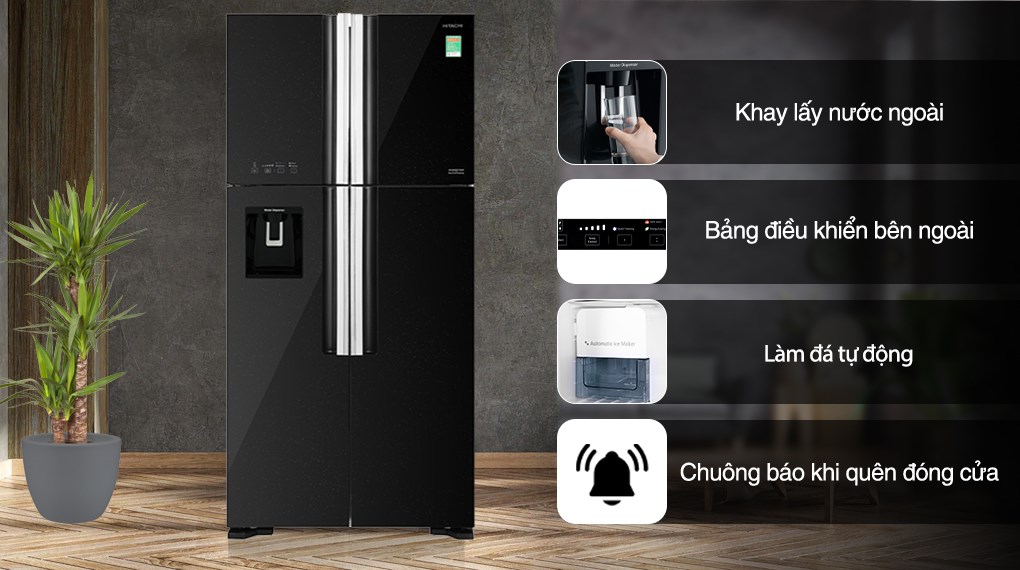 TỦ LẠNH HITACHI FG690PGV7X (GBK)