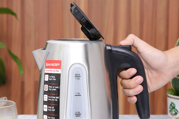 Bình đun siêu tốc Sharp 1.5 lít EKJ-15EVS-ST