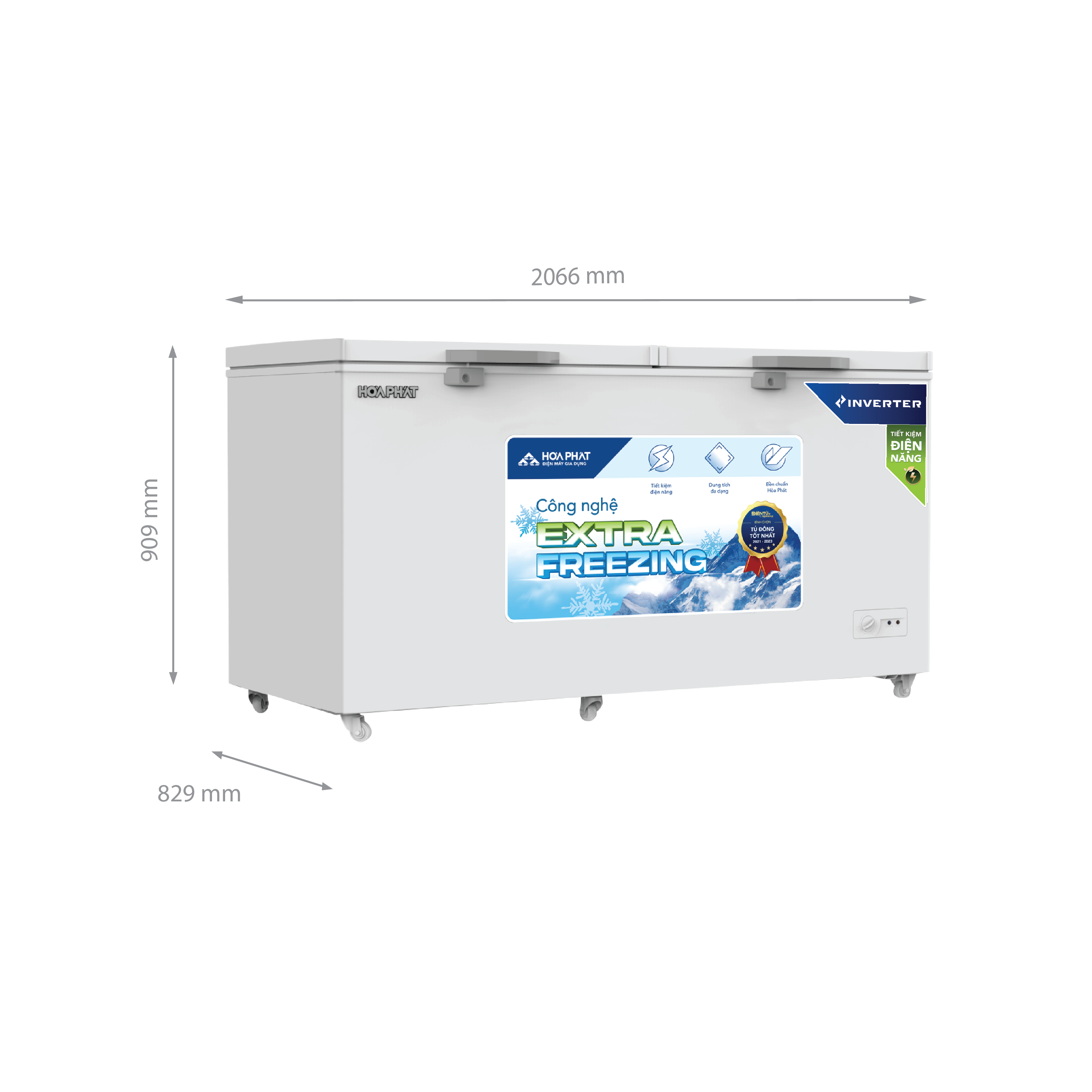 Tủ đông Hòa Phát Inverter 783 lít HPF AD8783