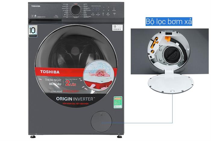 Máy giặt Toshiba Inverter 11 kg TW-T21B120UWV(MG