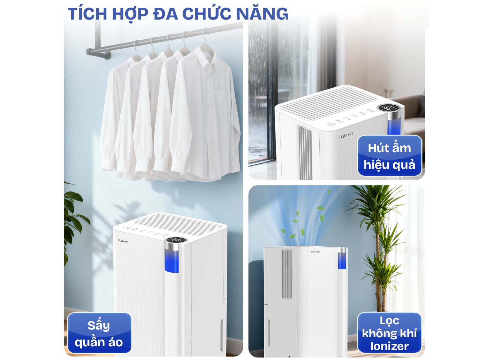 MÁY HÚT ẨM FUJIHOME DH10