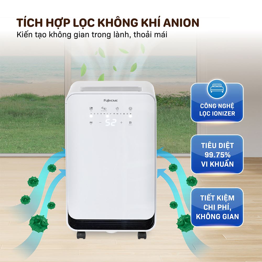 Máy hút ẩm FUJIHOME DH12NEW