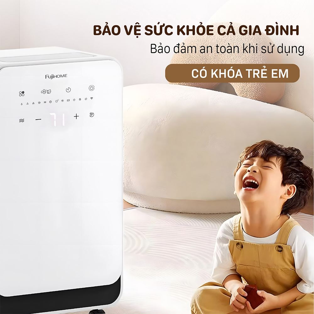 Máy hút ẩm FUJIHOME DH12NEW