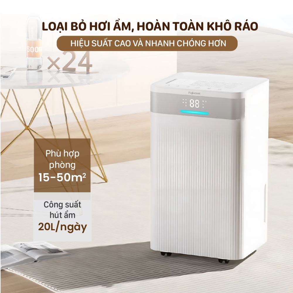 MÁY HÚT ẨM FUJIHOME DH20NW