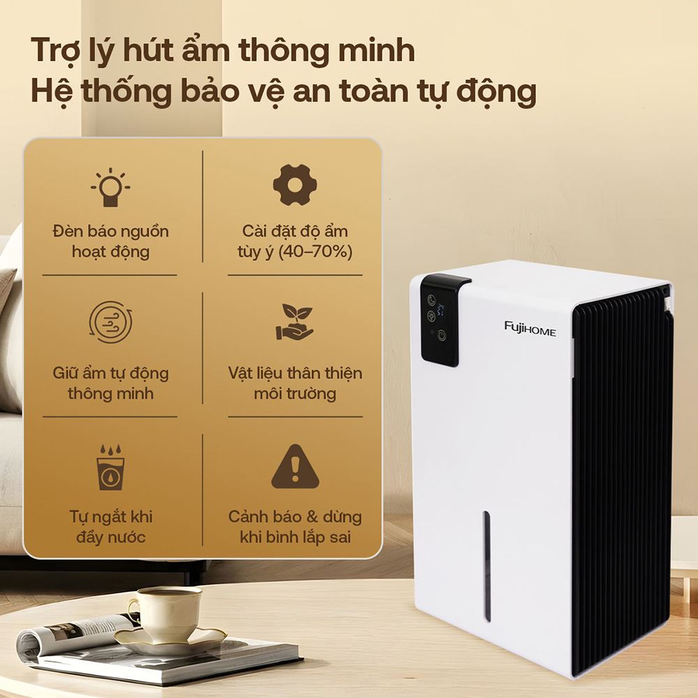 Máy hút ẩm FUJIHOME DHP23-MINI