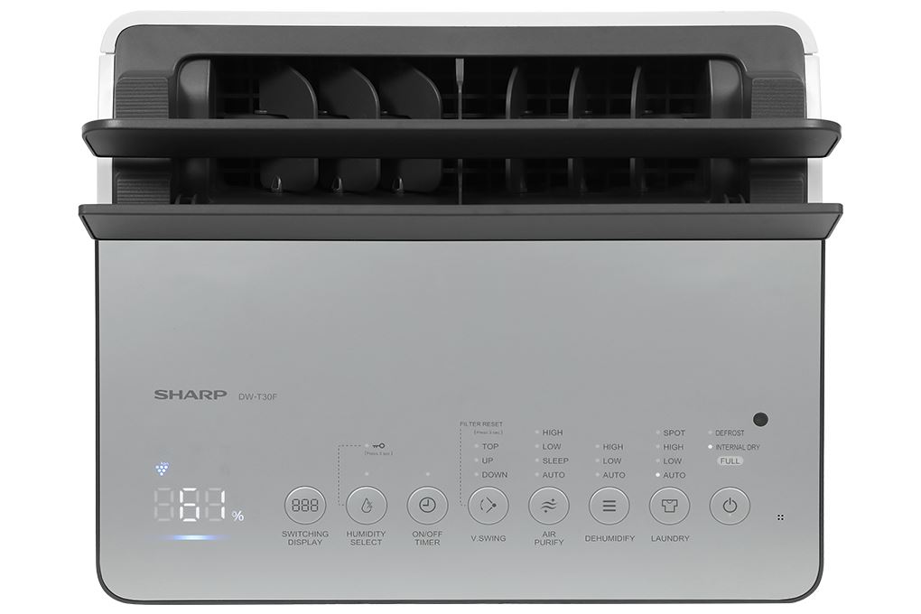 Máy hút ẩm kết hợp lọc không khí Sharp DW-T30FV-W