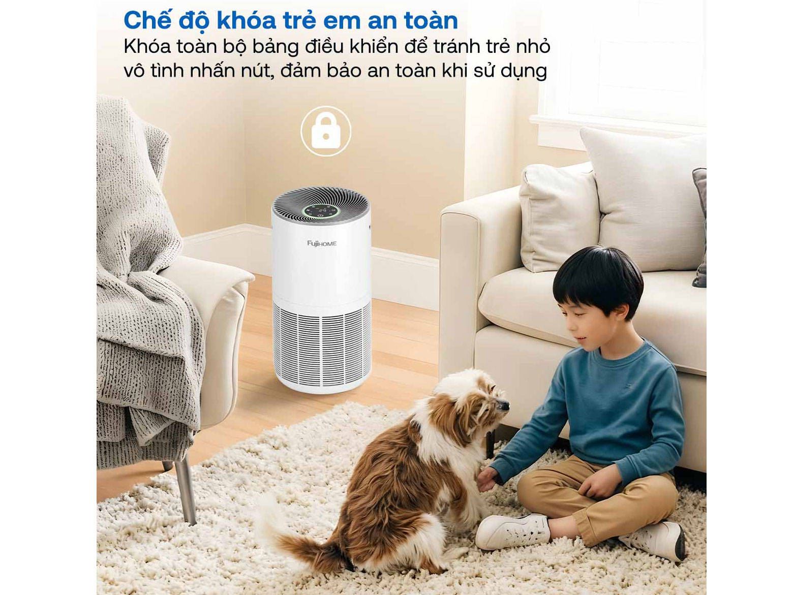 MÁY LỌC KHÔNG KHÍ FUJIHOME AP5Grand