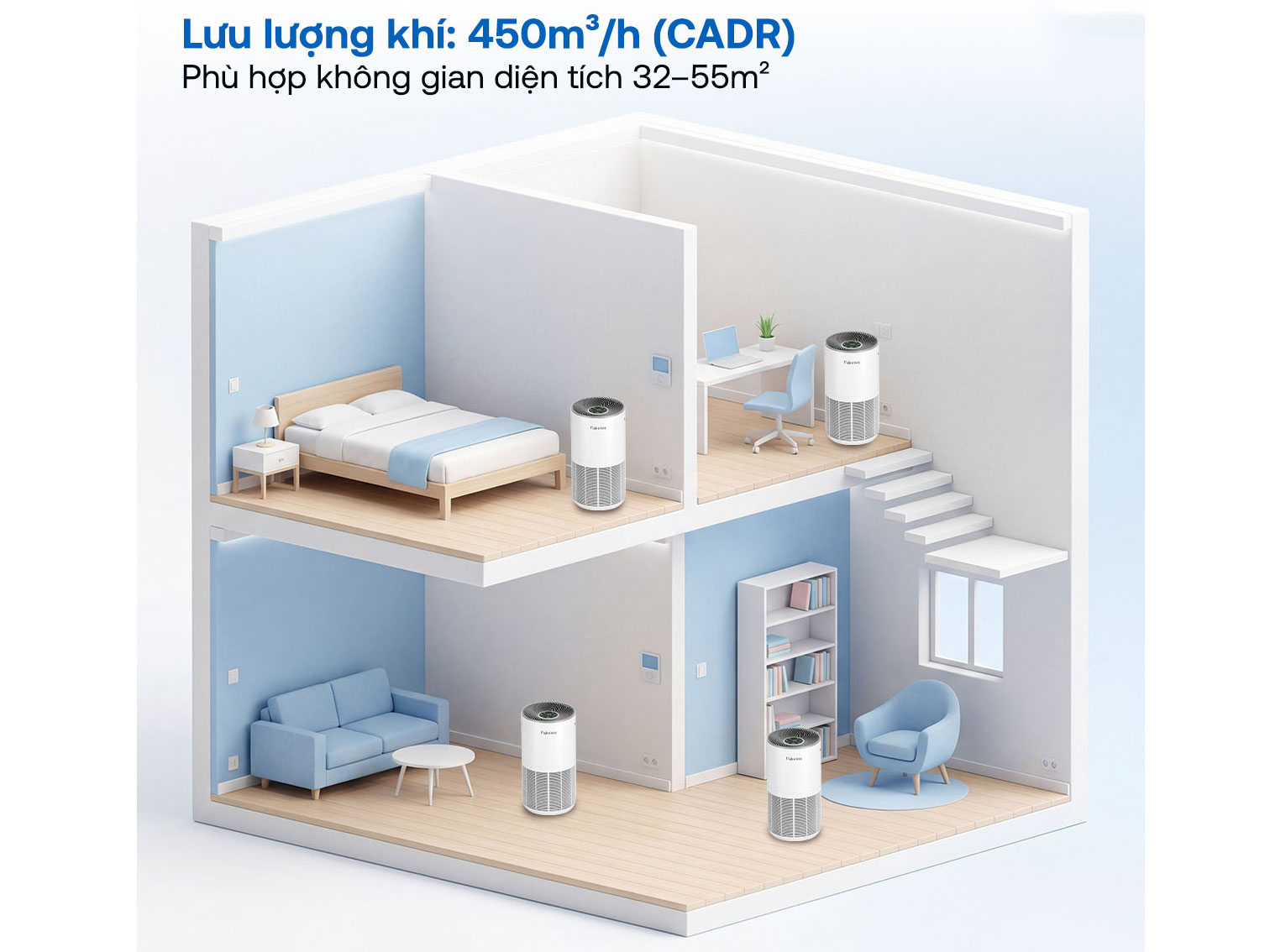 MÁY LỌC KHÔNG KHÍ FUJIHOME AP5Grand
