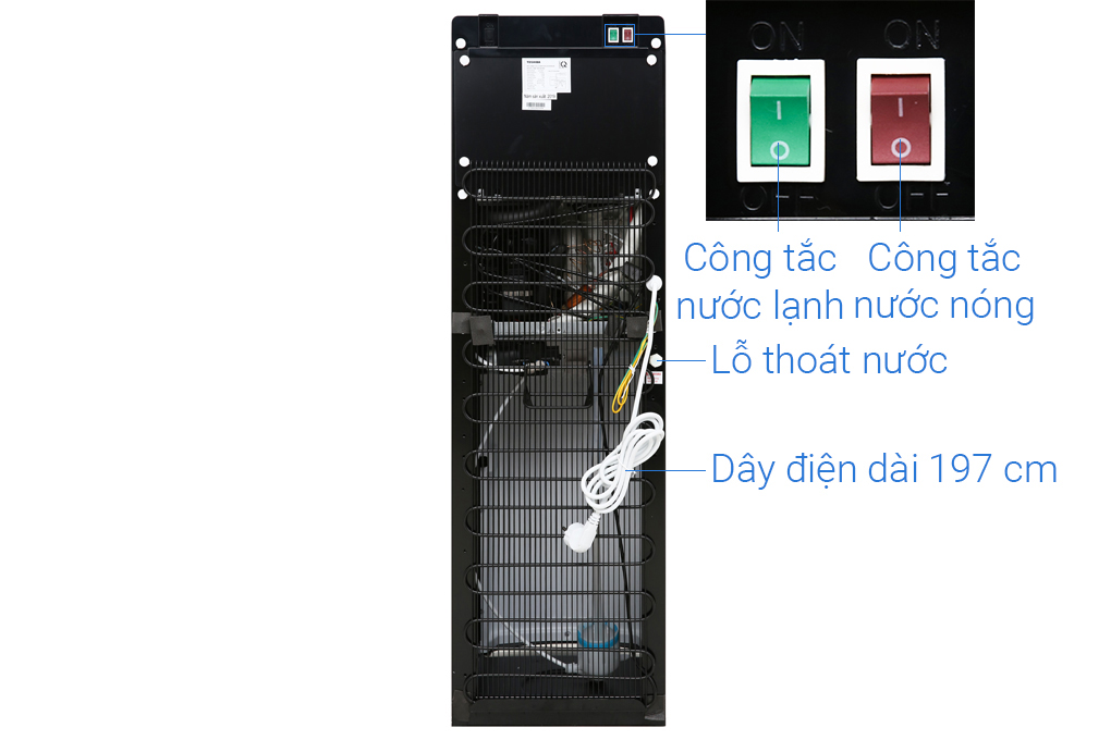 CÂY NƯỚC NÓNG LẠNH TOSHIBA W1669BV