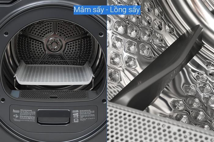 Máy sấy bơm nhiệt Toshiba 10 kg TD-T25BS110HWV(MG)