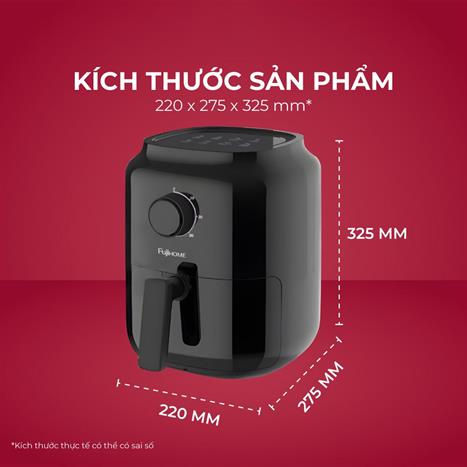 Nồi chiên không dầu FUJIHOME 3.2 lít A3B