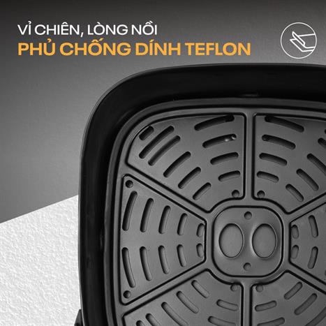 Nồi chiên không dầu FUJIHOME 8 lít A8DG1NEW