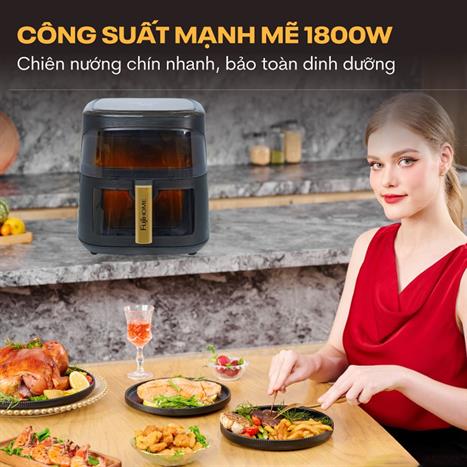 Nồi chiên không dầu FUJIHOME 8 lít A8DG1NEW