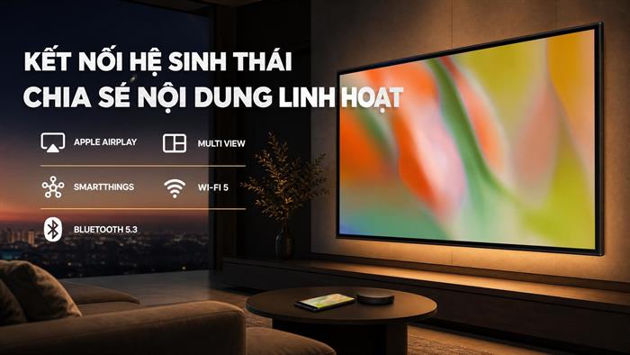 Smart Tivi Mini LED Samsung AI 4K 75 inch UA75M80HA