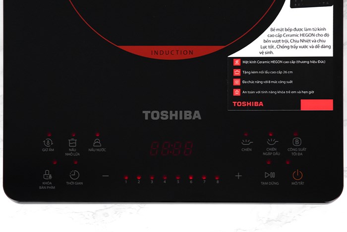 Bếp từ đơn Toshiba IC-20S1PV 2000W