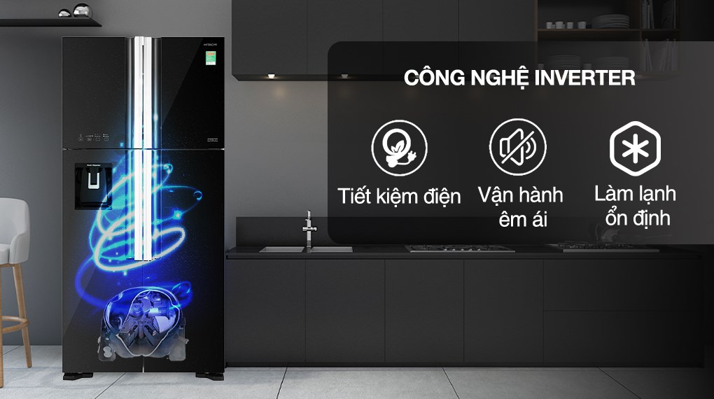 TỦ LẠNH HITACHI FG690PGV7X (GBK)