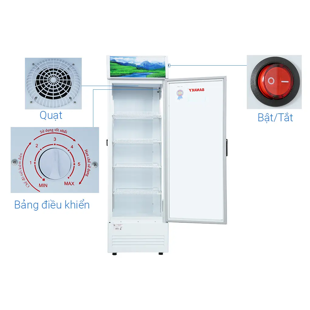 Tủ Mát Sanaky Inverter 480 Lít VH-5089K3
