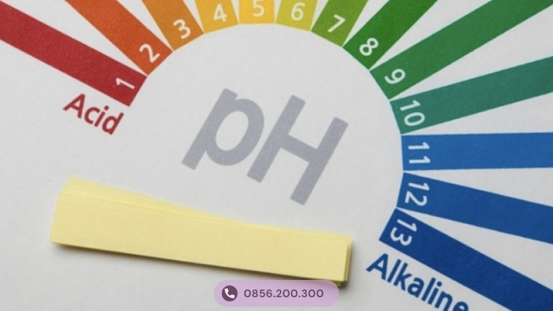 Chỉ số pH trên máy ion kiềm Mutosi