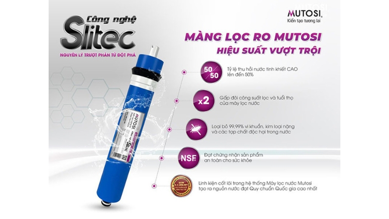 Công nghệ RO Slitec của Mutosi