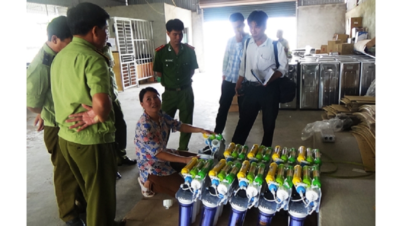 Máy lọc nước kém chất lượng, không rõ nguồn gốc