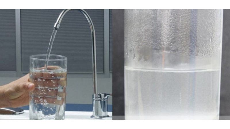 Nước lọc ra có cặn, vẩn đục hoặc lắng dưới đáy