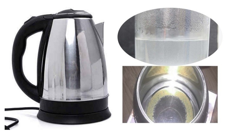 Thiết bị đun nước nhanh bám cặn trở lại