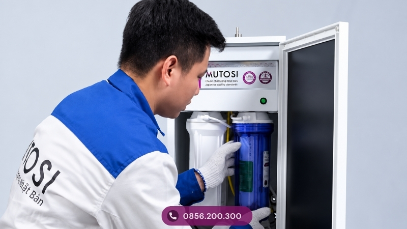 Thay lõi lọc nước Mutosi tại nhà là thế nào