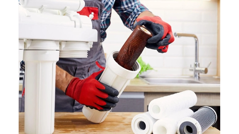 Lõi lọc nước bị tắc